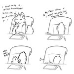 Rating: s
ID: 4467582
Date: 2023-12-12 02:24:19 -0500
Status: active
Score: 27
1:1 2021 4_panel_comic ambiguous_gender anthro avicii black_and_white canid canine chair cheek_tuft comic dialogue digital_drawing_(artwork) digital_media_(artwork) drawing_tablet electronics english_text eyes_closed facial_tuft fluffy fluffy_tail fur furniture handwritten_text head_tuft hi_res humor line_art lyrics maligaytor mammal monochrome musical_note musical_symbol nude open_mouth paint_tool_sai_(artwork) simple_background singing sitting smile snout solo symbol tablet_pen tail text the_nights_(avicii_song) tuft white_background post #4467582