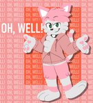 Rating: s
ID: 4725217
Date: 2024-04-16 21:00:55 -0400
Status: active
Score: 8
2023 4_fingers anthro big_feet bottomless clothed clothing collar domestic_cat drop_shadow english_text eyebrow_through_hair eyebrows feet felid feline felis fingers fur green_eyes hair knee_tuft leg_tuft lineless male mammal markings optical_(optical_96) optical_96 pawpads pink_background pink_body pink_fur pink_hair pink_pawpads pointy_ears prick_ears ring_(marking) sega shadow simple_background smile smirk solo sonic_the_hedgehog_(series) style_emulation tail tail_markings tail_tuft text text_background translucent translucent_hair tuft white_body white_fur white_inner_ear zipper post #4725217