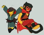 Rating: s
ID: 4970351
Date: 2024-08-07 16:46:31 -0400
Status: active
Score: 12
2023 :3 absolute_territory ahoge ambiguous_gender anthro asian_clothing black_clothing black_tail black_topwear black_vest blue_clothing blush blush_lines brown_hair canon_x_oc cape cheering clothed clothing curved_horn demon demon_humanoid digital_media_(artwork) duo east_asian_clothing emanata eye_markings eyebrow_through_hair eyebrows eyelashes eyes_closed facial_markings fan_character fastener female footwear forsakengraves full-length_portrait fully_clothed fur hair haplorhine head_markings heart_ahoge hi_res horn humanoid japanese_clothing lego lego_monkie_kid macaque_(lego_monkie_kid) male_(lore) mammal markings mask_(marking) monkey monkey_ears monkey_tail multicolored_body multicolored_fur obi obijime orange_eyes portrait primate raised_arms raised_eyebrow red_cape red_clothing red_horn simple_background sweatdrop_(iconography) tail tail_tuft tan_body tan_fur toeless_footwear toeless_thigh_highs topwear translucent translucent_hair tuft vest yellow_body yellow_skin yukata post #4970351