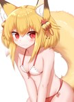Rating: s
ID: 2754904
Date: 2021-05-25 08:28:22 -0400
Status: active
Score: 88
2021 accessory animal_humanoid bell bikini blonde_hair blush breasts brown_body brown_fur canid canid_humanoid canine canine_humanoid cleavage clothed clothing cute_fangs digital_media_(artwork) dipstick_ears dipstick_tail ear_markings fangs female female_humanoid fingers fluffy fluffy_tail fox_humanoid fur hair hair_accessory hi_res horokusa0519 humanoid inner_ear_fluff jingle_bell leaning leaning_forward looking_at_viewer mammal mammal_humanoid markings multicolored_ears multicolored_tail portrait red_eyes short_hair simple_background small_breasts solo swimwear tail tail_markings teeth three-quarter_portrait tuft two-piece_swimsuit white_background white_body white_fur yellow_body yellow_fur post #2754904