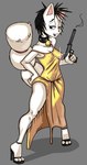 Rating: s
ID: 3387486
Date: 2022-06-12 03:58:41 -0400
Status: active
Score: 13
3_toes ankle_strap_heels anthro bell bell_collar black_hair breasts clothing collar digital_media_(artwork) dot_executables dress feet felid feline female fingers footwear fur gun hair half-closed_eyes hand_on_butt handgun hi_res high_heeled_sandals high_heels holding_gun holding_object holding_ranged_weapon holding_weapon looking_aside looking_away looking_back mammal narrowed_eyes nipple_outline open_mouth open_toe_heels pistol ranged_weapon sandals shoes simple_background smile solo toes topwear weapon post #3387486