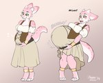 Rating: s
ID: 5630752
Date: 2025-06-09 11:30:29 -0400
Status: active
Score: 5
2024 absurd_res anthro belly big_belly closed_smile clothed clothing dated dress female green_eyes hi_res huge_belly kobold mouth_closed open_mouth pink_body pink_tail pink_tongue pregnant pregnant_anthro pregnant_female scalie shocked simple_background smile solo standing tail tiggybloom tongue white_body white_tail post #5630752