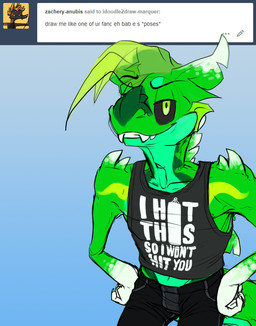 2017 anthro bedroom_eyes black_sclera blue_background cetacean clothed clothing cyan_skin dolphin dragon english_text facing_viewer fin fish foreshortening front_view gradient_background green_eyes green_skin half-closed_eyes hands_on_hip high-angle_view hybrid idoodle2draw jeans looking_at_viewer male mammal marine markings muscular muscular_male nipples pants scalie seductive shark shirt simple_background slightly_muscular solo standing tank_top text tumblr vasciel_aplisto white_skin yellow_skin
Rating: Safe
Score: 0
User: iDoodle2Draw
Date: August 18, 2017 2017 anthro bedroom_eyes black_sclera blue_background cetacean clothed clothing cyan_skin dolphin dragon english_text facing_viewer fin fish foreshortening front_view gradient_background green_eyes green_skin half-closed_eyes hands_on_hip high-angle_view hybrid idoodle2draw jeans looking_at_viewer male mammal marine markings muscular muscular_male nipples pants scalie seductive shark shirt simple_background slightly_muscular solo standing tank_top text tumblr vasciel_aplisto white_skin yellow_skin
Rating: Safe
Score: 0
User: iDoodle2Draw
Date: August 18, 2017