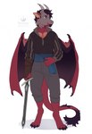 Rating: s
ID: 4188916
Date: 2023-07-23 18:00:18 -0400
Status: active
Score: 8
ahornsirup anthro beard black_hair black_membrane blue_eyes blue_scarf bottomwear brown_clothing brown_topwear cheek_tuft clothed clothing colored diesel_wiesel digital_media_(artwork) dragon facial_hair facial_markings facial_tuft flat_colors full-length_portrait fully_clothed grey_bottomwear grey_clothing grey_markings grey_pants hair head_markings hi_res holding_melee_weapon holding_object holding_sword holding_weapon horn male markings mask_(marking) melee_weapon membrane_(anatomy) membranous_wings mythological_creature mythological_scalie mythology non_(nonun) pants portrait red_body red_membrane red_scales scales scalie scarf short_hair simple_background solo standing sword tail tail_tuft topwear tuft volcanins weapon wings post #4188916