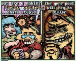 Rating: s
ID: 5659413
Date: 2025-06-22 00:16:10 -0400
Status: active
Score: 4
2_panel_comic 5:4 aloha_shirt bird_dog blue_hair canid canine canis cigarette cigarette_in_mouth clasped_hands clothing comic dialogue domestic_dog duo english_text evil_grin eyewear female floppy_ears fur golden_retriever grin hair half-closed_eyes hat headgear headwear hunting_dog male mammal mandy_(rawdawgcomics) narrowed_eyes object_in_mouth pattern_clothing pattern_shirt pattern_topwear rawdawgcomics retriever shirt smile smoking_tobacco speech_bubble stahli_(rawdawgcomics) sunglasses tan_body tan_fur text topwear trans_(lore) trans_woman_(lore) yellow_body yellow_fur post #5659413