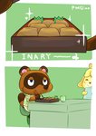 Rating: s
ID: 2257673
Date: 2020-05-15 17:33:36 -0400
Status: active
Score: 18
2020 absurd_res aburaage aloha_shirt animal_crossing anthro bottomwear brown_body brown_fur canid canine canis chibi clothing domestic_dog duo eating eyes_closed food fur hi_res inarizushi isabelle_(animal_crossing) magictukai_aaaa mammal nintendo pattern_clothing pattern_shirt pattern_topwear raccoon_dog shirt shorts sitting slightly_chubby sushi tanuki tom_nook_(animal_crossing) topwear post #2257673