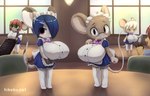 Rating: s
ID: 4411025
Date: 2023-11-12 18:53:10 -0500
Status: active
Score: 182
2023 ambiguous_gender anthro big_breasts blonde_hair blue_eyes blue_hair bow_tie breasts brown_body brown_fur buckteeth clothed clothing conditional_dnp digital_media_(artwork) dwarfism eyewear female fur glasses green_eyes grey_body grey_fur group hair hi_res hikebu huge_breasts hyper hyper_breasts legwear lin_(hikebu) maid_cafe maid_uniform male_(lore) mammal micro mouse murid murine purple_eyes red_hair rodent shaded short_stack signature smile spray_bottle stockings teeth text uniform url whiskers yellow_eyes post #4411025