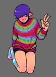 Rating: s
ID: 3780809
Date: 2022-12-30 04:52:40 -0500
Status: active
Score: 14
2022 5_fingers alternate_pride_colors alternate_transgender_pride_colors bangs black_bottomwear black_clothing black_shorts bottomwear clothed clothing colored colored_nails colorful_theme demon demon_humanoid digital_media_(artwork) dreamscreep ear_piercing ear_ring fingers footwear fully_clothed gesture glistening glistening_body glistening_hair glistening_skin glistening_thighs hair hair_over_eye hand_gesture hi_res hotpants humanoid humanoid_hands humanoid_pointy_ears knee_highs knee_socks kneeling knock-kneed legwear leviathan_(obey_me!) lgbt_pride long_nails looking_at_viewer male multicolored_clothing multicolored_footwear multicolored_knee_highs multicolored_knee_socks multicolored_legwear multicolored_socks multicolored_sweater multicolored_topwear nails obey_me! one_eye_obstructed pattern_clothing pattern_legwear piercing pointy_ears pride_color_clothing pride_color_footwear pride_color_knee_highs pride_color_knee_socks pride_color_legwear pride_color_socks pride_colors procreate_(artwork) pupils purple_hair rainbow_clothing rainbow_sweater rainbow_topwear ring_piercing sharp_nails short_hair shorts sitting slim slit_pupils smile smiling_at_viewer socks solo striped_clothing striped_legwear stripes sweater topwear transgender_pride_colors turtleneck v_sign post #3780809