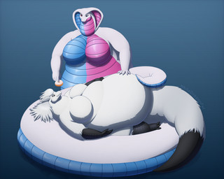 Rating: s
ID: 5767199
Date: 2025-08-09 13:13:11 -0400
Status: active
Score: 5
2025 anthro apode ayla_(whitedragoncito) belly big_belly big_breasts black_body black_scales blue_eyes breasts cel_shading chubby_cheeks claws dessert digitigrade double_chin doughnut draconcopode dragon duo fat_arms feedee feeder feederism female food fur furred_dragon furred_scalie hair hand_on_belly hi_res huge_belly legless long_tail lying morbidly_obese morbidly_obese_anthro morbidly_obese_female mythological_creature mythological_scalie mythology naga obese obese_anthro obese_female on_back overweight overweight_anthro overweight_female pastry pink_eyes reptile scales scalie serpentine shaded signature smile snake tail thick_tail thick_thighs victoire white-dragon white_body white_fur white_hair post #5767199