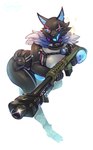 Rating: s
ID: 5584205
Date: 2025-05-19 16:44:39 -0400
Status: active
Score: 54
action_pose anthro black_body breasts canid canine canis clothed clothed_female clothing epic_games female fortnite full-length_portrait gun hi_res holding_object holding_weapon kalivero leaning leaning_forward looking_at_viewer mammal one_eye_closed open_mouth pack_leader_highwire portrait pose ranged_weapon rifle sniper_rifle solo sparkles thick_thighs weapon wolf post #5584205