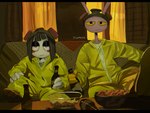 Rating: s
ID: 5665271
Date: 2025-06-24 17:19:31 -0400
Status: active
Score: 21
2025 4_fingers absurd_res alcohol anthro artist_name beer beer_bottle beverage black_eyes blue_eyes bottle breaking_bad clothing container cosplay crossover crossover_cosplay detailed_background digital_drawing_(artwork) digital_media_(artwork) duo female fingers fur furniture gas_mask glitch_productions gloves hair handwear hazmat_suit hi_res human inside jax_(tadc) kiamepo lagomorph leporid long_ears male mammal mask multicolored_eyes on_sofa parody pomni_(tadc) purple_body purple_fur rabbit red_eyes rosy_cheeks short_hair sitting sitting_on_sofa sofa text the_amazing_digital_circus two_tone_eyes watermark white_body white_skin yellow_clothing yellow_gloves yellow_handwear yellow_sclera post #5665271