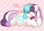 Rating: s
ID: 4287549
Date: 2023-09-12 09:42:58 -0400
Status: active
Score: 6
2023 accessory bow_ribbon cutie_mark earth_pony equid equine female feral furgonomics gem gem_eyes gingerbread_(mlp) gingerbread_man hair hasbro heart_(marking) heart_symbol hi_res horse lumiville lying mammal markings mlp_g1 multicolored_hair multicolored_tail my_little_pony on_front open_mouth open_smile pony pre-g4 purple_eyes ribbons smile solo tail tail_accessory tail_bow tail_ribbon twinkle-eyed white_body y2k_(graphic_design) post #4287549
