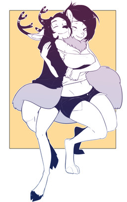 5_fingers anthro antlers black_hair breasts cervine clothed clothing digitigrade duo eyes_closed female hair hi_res hooves horn mammal midriff navel smile suelix wide_hips
Rating: Safe
Score: 7
User: Millcore
Date: June 19, 2018 5_fingers anthro antlers black_hair breasts cervine clothed clothing digitigrade duo eyes_closed female hair hi_res hooves horn mammal midriff navel smile suelix wide_hips
Rating: Safe
Score: 7
User: Millcore
Date: June 19, 2018