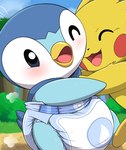 Rating: s
ID: 3856922
Date: 2023-02-06 06:19:50 -0500
Status: active
Score: 67
absurd_res air_puff ambiguous_gender beak blush bunnykisses clean_diaper clothed clothing cloud_emanata diaper diaper_only diaper_puff duo emanata eyes_closed feral generation_1_pokemon generation_4_pokemon grass hi_res hug nintendo one_eye_closed open_mouth outside pikachu piplup plant pokemon pokemon_(species) print_diaper smile tongue topless tree wearing_diaper post #3856922