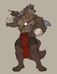 Rating: s
ID: 5668183
Date: 2025-06-26 00:38:58 -0400
Status: active
Score: 13
2025 absurd_res anthro arm_wraps bottomwear brown_body brown_fur canid canine canis clothing erof_(far_beyond_the_world) far_beyond_the_world_(series) fur hi_res leather leather_strap male mammal melee_weapon milatora1 moon_pendant shirtless_male shorts solo standing straps sword tail weapon wolf wraps post #5668183
