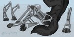 Rating: s
ID: 5641353
Date: 2025-06-14 10:17:42 -0400
Status: active
Score: 7
anthro arnulf_bader black_body black_fur black_pawpads blue_background canid canine canis claws cybernetics fluffy fluffy_tail fur furrymammy hi_res machine male mammal pawpads paws prosthetic prosthetic_leg prosthetic_limb rear_view simple_background sitting solo tail toe_claws wolf post #5641353