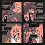 Rating: s
ID: 5592844
Date: 2025-05-23 14:13:13 -0400
Status: active
Score: 98
2025 absurd_res accessory anthro blonde_hair blonde_highlights blush bow_(feature) bow_accessory bow_ribbon clothed clothing comic cousins_(lore) deer dialogue duo english_text eye_contact fangs female female/female fully_clothed fur hair hair_between_eyes hand_holding hi_res highlights_(coloring) horn incest_(lore) interlocked_fingers looking_aside looking_at_another mammal open_mouth pink_body pink_fur ponporio shirt simple_background smile tank_top teeth text topwear post #5592844