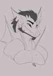 Rating: s
ID: 5506940
Date: 2025-04-15 23:46:06 -0400
Status: active
Score: 2
absurd_res anthro black_and_tan black_hair conditional_dnp dorsal_ridge dragon ear_piercing ebonychimera fish hair hi_res hybrid lionfish looking_at_viewer male marine monochrome mythological_creature mythological_scalie mythology pecs perciform piercing scalie scorpaenoid sketch solo vincent_(huf13) watermark post #5506940