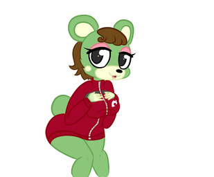 2017 5_fingers :3 animal_crossing anthro anthrofied bear big_breasts biped bit-small black_eyes black_nose breasts brown_hair cel_shading charlise_(animal_crossing) digital_drawing_(artwork) digital_media_(artwork) eyelashes eyeshadow female front_view gloves_(marking) green_body green_tail hair hand_on_breast hi_res humanoid_hands knock_kneed leaning leaning_forward looking_at_viewer makeup mammal markings muzzle_(marking) nintendo open_mouth open_smile oversized_clothing pink_tongue portrait red_clothing short_hair short_tail simple_background small_waist smile solo standing three-quarter_portrait tongue tracksuit two_tone_body video_games voluptuous white_background white_body wide_hips
Rating: Safe
Score: 1
User: DiceLovesBeingBlown
Date: June 25, 2018 2017 5_fingers :3 animal_crossing anthro anthrofied bear big_breasts biped bit-small black_eyes black_nose breasts brown_hair cel_shading charlise_(animal_crossing) digital_drawing_(artwork) digital_media_(artwork) eyelashes eyeshadow female front_view gloves_(marking) green_body green_tail hair hand_on_breast hi_res humanoid_hands knock_kneed leaning leaning_forward looking_at_viewer makeup mammal markings muzzle_(marking) nintendo open_mouth open_smile oversized_clothing pink_tongue portrait red_clothing short_hair short_tail simple_background small_waist smile solo standing three-quarter_portrait tongue tracksuit two_tone_body video_games voluptuous white_background white_body wide_hips
Rating: Safe
Score: 1
User: DiceLovesBeingBlown
Date: June 25, 2018