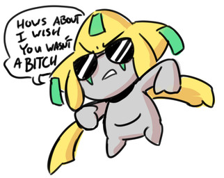 ambiguous_gender anaugi dialogue english_text eyewear frown humanoid humor jirachi legendary_pokémon nintendo pokémon reaction_image simple_background solo speech_bubble sunglasses text video_games white_background
Rating: Safe
Score: 4
User: slyroon
Date: June 21, 2017 ambiguous_gender anaugi dialogue english_text eyewear frown humanoid humor jirachi legendary_pokémon nintendo pokémon reaction_image simple_background solo speech_bubble sunglasses text video_games white_background
Rating: Safe
Score: 4
User: slyroon
Date: June 21, 2017