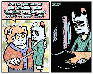 Rating: s
ID: 5674621
Date: 2025-06-29 01:53:30 -0400
Status: active
Score: 7
2_panel_comic 5:4 anthro cane cheek_tuft clothing comic computer desmond_(rawdawgcomics) dialogue domestic_cat duo electronics english_text eyewear facial_tuft felid feline felis glasses hair half-closed_eyes humor khakis male mammal narrowed_eyes orange_hair rawdawgcomics smile speech_bubble sweater text topwear tuft white_hair post #5674621