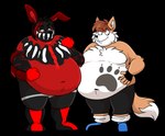 Rating: s
ID: 5654451
Date: 2025-06-19 21:37:07 -0400
Status: pending
Score: 2
2020 alpha_channel anthro armband arms_bent bangs beastofeuthanasia belly belly_overhang big_belly black_armband black_boots black_bottomwear black_clothing black_eyebrows black_footwear black_gloves black_hair black_handwear black_nose black_pants black_shoes blue_eyes bodypaint boots bottomwear brandon-x brown_body brown_fur brown_hair canid canine cheek_tuft chest_tuft closed_smile clothed clothed_anthro clothed_male clothing colored digital_drawing_(artwork) digital_media_(artwork) dipstick_tail duo english_description eyebrows face_paint facial_tuft featureless_chest fingerless_gloves fist footprint footwear fox fur fur_markings gloves grey_eyes grey_markings hair half-closed_eyes handwear heterochromia hi_res highlights_(coloring) lagomorph leporid light lighting lips long_ears male male_anthro mammal markings moobs mouth_closed multicolored_body multicolored_fur multicolored_hair narrowed_eyes navel obese obese_anthro obese_male overweight overweight_anthro overweight_male pants pawprint pawprint_(marking) rabbit red_body red_eyes red_fur red_highlights red_tail shaded shirtless_anthro shirtless_male shoes short_hair simple_background smile socks standing tail tail_markings thick_bottom_lip thick_thighs transparent_background tuft two_tone_hair two_tone_tail whisker_spots white_body white_clothing white_footwear white_fur white_socks white_tail_tip wrestler post #5654451