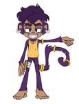Rating: s
ID: 5374081
Date: 2025-02-15 01:11:22 -0500
Status: active
Score: 4
2025 5_fingers 5_toes absurd_res accessory anthro arm_out armlet banana bang_the_monkey barefoot bottomless bottomless_anthro bottomless_male buckteeth clothed clothing dibujito ear_piercing ear_ring eyebrows fan_character fangs featureless_crotch feet fingers food front_view fruit full-length_portrait fur furgonomics gold_armlet gold_ring grin hair half-closed_eyes haplorhine hi_res humanoid_ears jewelry leg_pouch leg_wraps looking_at_viewer male male_anthro mammal monkey narrowed_eyes piercing plant portrait prehensile_feet primate purple_body purple_ears purple_eyebrows purple_eyes purple_fur purple_hair purple_tail ring ring_piercing sega shirt short_hair simple_background smile smiling_at_viewer snout solo sonic_the_hedgehog_(series) standing tail tail_accessory tail_jewelry tail_ring tan_body tan_inner_ear tan_skin tank_top teeth thick_eyebrows toes topwear white_background wraps yellow_clothing yellow_shirt yellow_tank_top yellow_topwear post #5374081