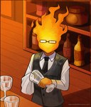 Rating: s
ID: 5568172
Date: 2025-05-12 22:22:42 -0400
Status: active
Score: 8
2021 5_fingers alcohol_bottle artist_name bartender black_clothing black_topwear black_vest button_(fastener) clothing collared_shirt container countertop cup detailed_background digital_drawing_(artwork) digital_media_(artwork) dress_shirt drinking_glass earless elemental_creature elemental_humanoid eyeless eyewear faceless fingers fire fire_creature fire_humanoid flaming_hair floor glass glass_container glass_cup glasses grillby half-length_portrait holding_glass holding_object humanoid mouthless necktie noseless not_furry o0o0o5959 orange_background portrait pseudo_hair rectangular_glasses shirt simple_background solo text topwear towel undertale undertale_(series) vest waiter white_clothing white_shirt white_topwear wine_glass wood wood_floor post #5568172