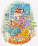 Rating: s
ID: 5084453
Date: 2024-09-30 12:07:03 -0400
Status: active
Score: 43
anthro controller felid hi_res i_think_i_like_you male mammal pantherine red_(i_think_i_like_you) ricerins sitting sitting_on_ground smile solo star star_(mario_bros) tiger traditional_media_(artwork) post #5084453