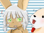 Rating: s
ID: 5400749
Date: 2025-02-27 09:42:17 -0500
Status: active
Score: 22
2020 4:3 ambiguous_gender ankomochiya anthro canid canine canis cute_fangs domestic_dog duo fangs feral hi_res japanese_text made_in_abyss mammal nanachi narehate open_mouth pattern_background reg_the_dog scared scared_face shaking simple_background smile smiling_at_another striped_background teeth text tongue tongue_out tremble_spikes trembling whistle_(object) whistle_around_neck young young_ambiguous young_anthro post #5400749