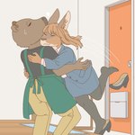 Rating: s
ID: 4864483
Date: 2024-06-19 13:57:03 -0400
Status: active
Score: 8
1:1 anthro bodily_fluids capybara caviid clothed clothing duo ekaki510 eyes_closed female footwear high_heels hug kemono male mammal mara_(mammal) office_lady patagonian_mara rodent shoes sweat sweatdrop post #4864483