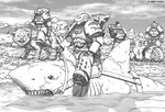 Rating: s
ID: 4413634
Date: 2023-11-14 02:07:00 -0500
Status: active
Score: 60
adeptus_astartes animal_helmet armor artist_name axe backpack battle_axe black_and_white carcharodon cloud day fenrisian_wolf feral feral_armor fish floating_on_water full-length_portrait furgonomics gesture grass gray_skull group gun hand_gesture holding_object holding_weapon human line_art looking_at_another machine male mammal marine monochrome motorcycle mount plant pointing pointing_at_another portrait power_armor quadruped ranged_weapon riding riding_on_back saddle scar schynbalds shark shark_teeth sharp_teeth shoreline side_view snarling space_marine space_wolves spiked_armor spikes standing talking_to_another teeth text vehicle warhammer_(franchise) warhammer_40000 water weapon white_scar post #4413634