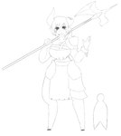 Rating: s
ID: 3794770
Date: 2023-01-06 01:00:18 -0500
Status: active
Score: 3
a2p_s2k absurd_res armor bovid bovine broken_horn clothing fantasy female hi_res holstaurus horn humanoid looking_at_viewer mammal monochrome monster_girl_(genre) notched_horn simple_background size_difference sketch smile smiling_at_viewer solo torn_clothing weapon weapon_on_shoulder post #3794770