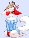 Rating: s
ID: 2455299
Date: 2020-10-20 22:02:20 -0400
Status: active
Score: 18
3:4 anthro blush breasts claws cleavage clothed clothing conditional_dnp dexxa disembodied_hand duo ear_piercing ears_down emo_haircut exposed_shoulder female fur generation_3_pokemon giraffe giraffid headpat hi_res kneeling lexi_(blankflank6) mammal markings nintendo piercing pivoted_ears pokemon pokemon_(species) pouting puffed_cheeks red_eyes red_markings simple_background sitting solo_focus sweater_dress tail white_body white_fur zangoose post #2455299