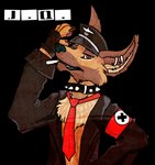 Rating: s
ID: 5425401
Date: 2025-03-10 20:30:42 -0400
Status: active
Score: -41
alpha_channel alphaglitch anthro armband brown_body brown_fur canid canine canis cigarette cigarette_in_mouth clothing collar domestic_dog ear_piercing fur german_shepherd hat headgear headwear herding_dog hybrid jackal jackal_queenston lapfox_trax male mammal military_cap military_uniform nazi necktie object_in_mouth pastoral_dog piercing red_armband red_eyes red_necktie solo spiked_collar spikes uniform post #5425401