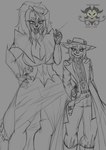 Rating: s
ID: 5141496
Date: 2024-10-26 23:18:38 -0400
Status: active
Score: 2
1800s_clothing alternative_fashion anthro big_breasts bird_dog breasts canid canine canis cartridge_belt classy devilpanther domestic_dog duo duster_coat ear_piercing evil_grin eyelashes felid female goth gun hair handgun hi_res holding_object holding_weapon hunting_dog labrador larger_female long_ears long_eyelashes long_hair male male/female mammal movie_reference pantherine piercing ramses_devil_(devilpanther) ranged_weapon retriever revolver scarlette_relish_(devilpanther) short_ears short_hair size_difference small_hat smile thick_thighs victorian_goth weapon western wide_brim_hat wide_hips post #5141496