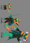 Rating: s
ID: 5546155
Date: 2025-05-03 13:12:06 -0400
Status: active
Score: 23
absurd_res ambiguous_gender anthro black_body black_sclera cloak clothing crown domestic_cat elemental_creature felid feline felis feral flora_fauna flower food food_creature for_a_head fruit fur gloves_(marking) green_eyes grey_background group headgear hi_res holding_object holding_weapon humanoid inner_ear_fluff leg_markings living_fruit mammal markings melee_weapon multicolored_body multicolored_fur object_head open_mouth plant pumkat pumpkin pumpkin_head simple_background socks_(marking) sword thedogface trio tuft weapon post #5546155