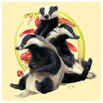 Rating: s
ID: 5296256
Date: 2025-01-08 23:14:37 -0500
Status: active
Score: 12
1:1 2024 5_fingers 5_toes ambiguous_feral ambiguous_gender atarial badger black_body black_eyes black_fur black_nose border brown_claws brown_pawpads claws colored digital_drawing_(artwork) digital_media_(artwork) english_description feet feral finger_claws fingers fungus fur group light lighting mammal meme mushroom mustelid musteline open_mouth open_smile pawpads pink_tongue reptile scalie shaded simple_background sitting smile snake tail toe_claws toes tongue weebl's_stuff whiskers white_body white_border white_fur white_tail yellow_background yellow_eyes post #5296256
