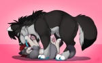 Rating: s
ID: 1184238
Date: 2017-04-08 00:02:09 -0400
Status: active
Score: 5
ambiguous_gender canid canine duo felid feral fur hair jared_(augmented_fear) licking lying mammal nicole_leigh northfelle on_back smile standing tongue tongue_out post #1184238