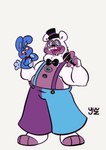 Rating: s
ID: 5624836
Date: 2025-06-06 16:53:45 -0400
Status: pending
Score: 2
2023 3_fingers 3_toes anthro arm_tuft arms_bent artist_name barefoot bear black_bow_tie black_eyes black_gums black_nose black_top_hat blue_body blue_bottomwear blue_clothing blue_eyes blue_fur blue_pants blush bottomwear bow_tie bow_tie_only button_(fastener) clothing digital_drawing_(artwork) digital_media_(artwork) duo elbow_tuft electronics feet fingers five_nights_at_freddy's flat_colors full-length_portrait funtime_freddy_(fnafsl) fur gums hand_pawpads hi_res holding_microphone holding_object lagomorph larger_anthro larger_male leporid long_ears male male_anthro mammal microphone mostly_nude multicolored_bottomwear multicolored_clothing neck_tuft no_eyebrows open_mouth open_smile oversized_bottomwear oversized_clothing oversized_pants pants pawpads portrait pupils puppet_bonnie_(fnafsl) purple_body purple_bottomwear purple_clothing purple_fur purple_inner_ear purple_pants purple_pawpads purple_toes purple_tongue rabbit red_bow_tie scottgames scut_tail sharp_teeth shirtless_anthro shirtless_male short_tail sillyhog simple_background sister_location size_difference slightly_chubby slightly_chubby_anthro slightly_chubby_male smaller_anthro smaller_male smile standing suspenders tail teeth text toes tongue tuft two_tone_bottomwear two_tone_clothing two_tone_pants white_background white_body white_fur white_pupils post #5624836