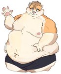 Rating: s
ID: 5006466
Date: 2024-08-24 05:27:19 -0400
Status: active
Score: 16
anthro arm_rolls belly belly_grab belly_rolls big_cheeks butterontoast chubby_cheeks domestic_cat double_chin fat_rolls felid feline felis male mammal obese overweight solo toast_(butterontoast) post #5006466