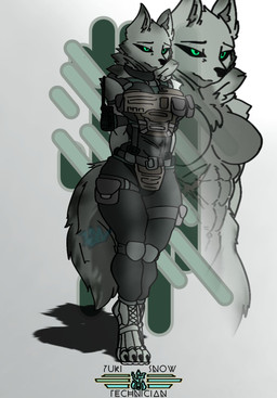 Rating: s
ID: 5258426
Date: 2024-12-22 11:37:45 -0500
Status: active
Score: 22
a_man_in_a_beasts_world abs anthro big_breasts black_sclera breasts canid canine canis claws clothed clothing female fur green_eyes grey_body hi_res looking_at_viewer mammal military muscular shy simple_background soldier solo usershaden-07reads warrior wolf yuki_snow_(ghilliecamo) post #5258426