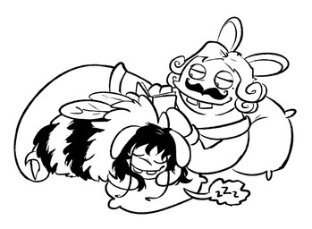 Rating: s
ID: 5673851
Date: 2025-06-28 17:35:58 -0400
Status: pending
Score: 0
2022 altermentality antennae_(anatomy) anthro arthropod bea_(mario_plus_rabbids) bee bent_arm black_and_white black_body black_facial_hair black_fur black_mustache book buckteeth closed_smile clothed clothed_anthro clothed_male clothing crossover cuddling curly_hair digital_drawing_(artwork) digital_media_(artwork) duo ears_down english_description facial_hair female female_anthro fur ghost hair half-closed_eyes head_on_pillow holding_book holding_object hybrid hymenopteran insect insect_wings lagomorph larger_anthro larger_male long_ears lying male male/female male_anthro mammal mario_bros mario_plus_rabbids_kingdom_battle mario_plus_rabbids_sparks_of_hope markings medium_hair mitten_hands mole_(marking) monochrome mouth_closed multicolored_body multicolored_fur mustache narrowed_eyes nintendo noseless on_front on_side open_book phantom_of_the_bwahpera pillow pivoted_ears rabbid raving_rabbids rayman_(series) reading reading_book shirt simple_background size_difference sleeping smile sound_effects speech_bubble spirit stinger tail teeth topwear two_tone_body two_tone_fur ubisoft vowelless vowelless_sound_effect white_background white_body white_fur wings zzz post #5673851