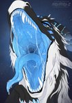 Rating: s
ID: 5635920
Date: 2025-06-11 18:08:47 -0400
Status: active
Score: 7
ambiguous_form ambiguous_gender artist_name black_body black_fur black_horn blue_eyes cheek_tuft dragon eyelashes facial_tuft fangs front_view fur furred_dragon furred_scalie glistening glistening_eyes hi_res horn mouth_shot mythological_creature mythological_scalie mythology narrowed_eyes neck_tuft open_mouth santanahoffman scalie sharp_teeth simple_background solo teeth text tuft white_body white_fur post #5635920