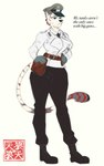 Rating: s
ID: 4900560
Date: 2024-07-06 06:42:30 -0400
Status: active
Score: 27
anthro big_breasts biped breasts clothed clothing coltthehusker cross english_text felid feline female female_anthro hi_res iron_cross mammal pantherine plantigrade shela_(coltthehusker) siberian_tiger solo text tianiseul tiger world_war_2 post #4900560