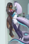 Rating: s
ID: 4994418
Date: 2024-08-18 15:55:32 -0400
Status: active
Score: 84
abby_saryn_(character) against_surface against_wall anthro big_breasts big_butt blush bra breasts butt canid canine canis choker clothing cobra digital_media_(artwork) domestic_dog duo eye_contact eyelashes facial_piercing female female/female fur glowing hair hi_res holding_partner horn hybrid jewelry larger_female long_hair long_tail looking_at_another looking_at_partner mammal multicolored_body necklace nose_piercing piercing pinned pinned_to_wall reptile rizapiska_(character) scales scalie simple_background size_difference smaller_female snake spikes tail tall_woman_lifting_short_woman topwear tozabez two_tone_body underwear post #4994418