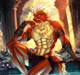 Rating: s
ID: 5696044
Date: 2025-07-08 23:40:05 -0400
Status: active
Score: 10
abs anthro asian_mythology blonde_hair body_hair chest_fur chest_hair chest_tuft clothed clothing digital_drawing_(artwork) digital_media_(artwork) digitigrade dragon east_asian_mythology eastern_dragon european_mythology fingers fluffy fluffy_ears fluffy_hair fluffy_neck_fur fluffy_tail fur greek greek_clothing greek_mythology hair hi_res horn looking_at_viewer male mammal moonymoth multicolored_body multicolored_fur multicolored_hair mythological_creature mythological_scalie mythology neck_tuft nipples outside purple_eyes red_body red_fur red_hair scalie smile solo tail tail_tuft tuft vitamin_c_(forwardpickup) whiskers yellow_body yellow_fur post #5696044