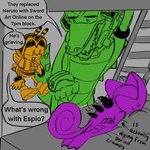 Rating: s
ID: 5313015
Date: 2025-01-17 09:54:14 -0500
Status: active
Score: 38
1:1 andromorph anthro arthropod bed bee bodily_fluids bunk_bed chain_necklace chameleon charmy_bee conjoined_eyes cramp crocodile crocodilian dialogue doomedyurii electronics english_text espio_the_chameleon flying furniture genital_fluids green_body green_scales group headphones hi_res humor hymenopteran insect intersex jewelry ladder lizard male menstruation necklace pain purple_body purple_scales reptile scales scalie sega simple_background simple_coloring sonic_the_hedgehog_(series) suffering text trio vector_the_crocodile post #5313015