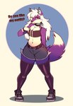 Rating: s
ID: 5567915
Date: 2025-05-12 20:23:29 -0400
Status: active
Score: 33
2024 absurd_res anthro asking_viewer belt biped bottomwear breasts canid canine canis cheek_tuft choker cleavage clothed clothing countershade_torso countershading crop_top denim denim_bottomwear denim_clothing denim_shorts digital_drawing_(artwork) digital_media_(artwork) dipstick_tail english_text eyelashes facial_tuft female footwear front_view full-length_portrait fur glistening_eyelids hair hi_res inner_ear_fluff jewelry legwear lidded_eyes locksnurf long_hair looking_at_viewer mammal markings medium_breasts midriff navel necklace orange_eyes panties panty_peek portrait purple_body purple_fur red_clothing red_panties red_underwear shirt shoes shorts simple_background sneakers solo standing tail tail_markings talking_to_viewer text thick_thighs thigh_highs topwear tuft underwear white_body white_fur white_hair wolf wristband post #5567915