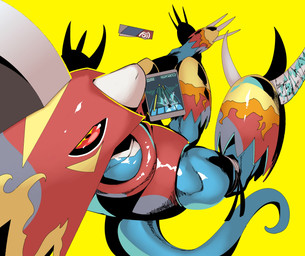Rating: s
ID: 3384280
Date: 2022-06-10 14:44:00 -0400
Status: active
Score: 39
anthro armor bandai_namco blade_fingers blue_body digimon digimon_(species) electronics flamedramon furry_problems gaming glistening glistening_body headgear helmet hi_res looking_up male male_anthro muscular muscular_anthro muscular_male playing_video_game rhythm_game scalie skink_hisshiss solo tablet tablet_computer unacommodating_design post #3384280